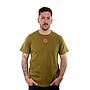 Polera Manga Corta Hombre Mountain Verde Musgo Hang Loose