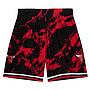 Short Chicago Bulls Mitchell & Ness Marble Negro/Rojo
