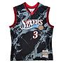 Camiseta Mitchell and Ness Philadelphia 76ers Allen Iverson 3 Marble