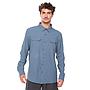 Camisa Hombre Manga Larga Hi-Tec Azul