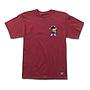 Polera Hombre Grizzly Griptape Trad Lightly Burgundy