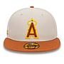 Jockey New Era 59FIFTY Anaheim Angels Boucle Contemporary MLB Beige Original