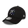 Jockey Gorra New Era Seasonal Infill 9Forty New York Yankees Blk