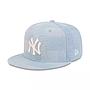 Jockey Gorra New Era 9Fifty New York Yankees MLB Denim Patchwork Open Blue