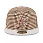 Jockey Gorro New Era 59FIFTY Oakland Athletics  MLB Houndstooth Open Café