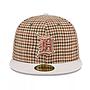 Jockey Gorro New Era 59FIFTY Detroit Tigers MLB Houndstooth Open Café