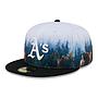 Jockey Gorra New Era Photoreal 59FIFTY Oakland Athletics Black