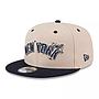 Jockey Gorra New Era 9Fifty New York Yankees MLB Team Art Med Beige