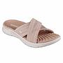 Sandalias Urbanas Mujer Skechers Go Walk Flex Sandal Impress Beige