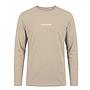 Polera Manga Larga Hombre Beige Line Converse