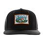 Jockey Negro Grizzly Griptape Staycation Snapback Bange Woven Labelwith Emb/Raised Edge