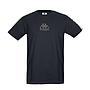 Polera Hombre Kappa Negro Deportiva Casual