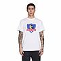Polera Colo Colo Urbano Hombre Escudo Blanco