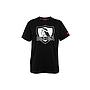 Polera Colo Colo Urbano Negra Escudo Plateado